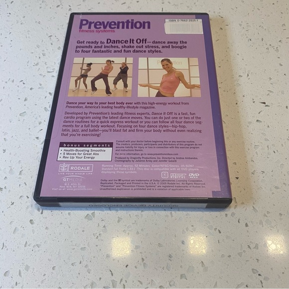 CRUNCH & PREVENTION Workout DVD Bundle Dance Pilates Fitness - Picture 3 of 7